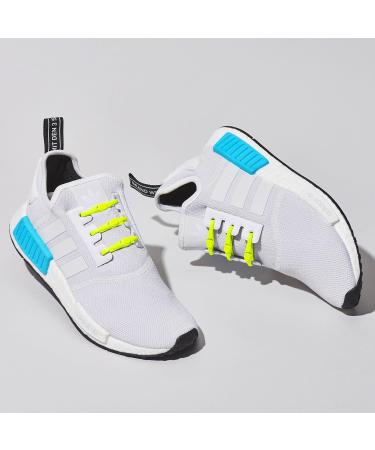 HICKIES Elastic Tie-Free Shoelaces 2.0 Neon Yellow - Comfortable Stylish & International Shipping Available - Buy Online on GoSupps.com