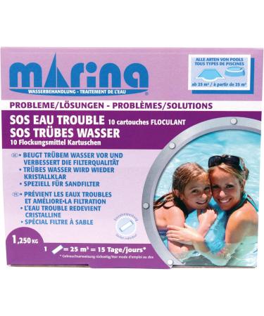 Buy Bestgoodies Marina SOS Cloudy Water - 10 Flocculant Cartridges | Chlorine-Free Milky Water Shock Treatment - 1.25kg for International Shipping - Buy Online on GoSupps.com