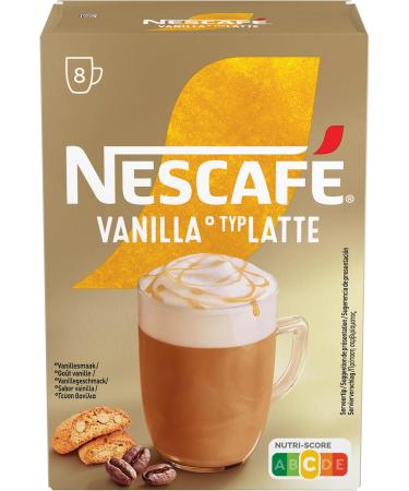 Nescafe Capppuccino Vanille LATTE 8 sachets de caf soluble au go t d licieux de vanille - Buy Online on GoSupps.com