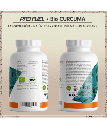 Organic Bio Curcuma Capsules - 365 High-Dose 700mg with 35mg Curcumin & Black Pepper - 1 Year Supply - Buy Online on GoSupps.com