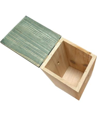 Wooden Nesting Box Wild Bird House Traditional Hinged Roof Garden Nester 1 - Buy Online on GoSupps.com