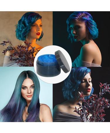 Temporary Blue Hair Color | Water Soluble Hair Wax for Kids Women & Men | Quick Drying Wash Out Hair Dye - Buy Online on GoSupps.com