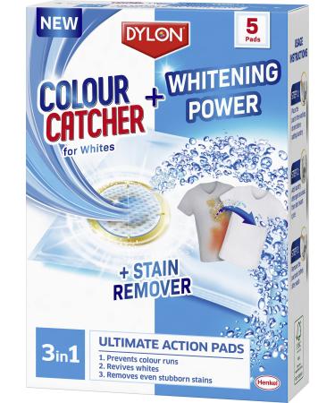 Enhanced Colour Catcher Whitening Power + Stain Remover for Whites 3 in 1 Ultimate Action Pads - 5 Pads - Buy Online on GoSupps.com