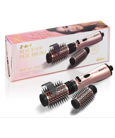 Cortex Beauty 2-in-1 Revolving Hot Brush - Rose Gold | Best International Shipping & Hair Styling Tool - Buy Online on GoSupps.com