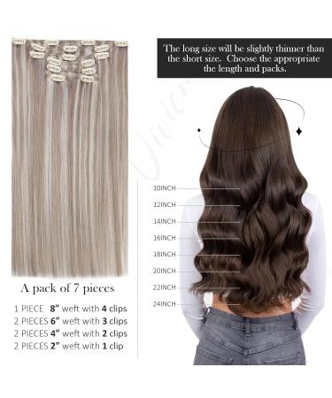 Vivien Clip-In Extensions | Real Remy Hair | Blonde & Platinum #19/60 | 55cm 7PCs 135g 22 Inch - Buy Online on GoSupps.com