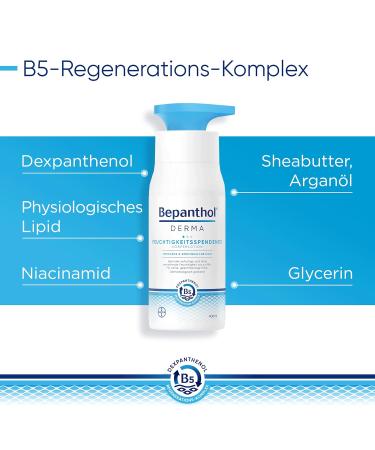 Bepanthol Derma Moisturizing Body Lotion | 400ml Refill for Sensitive & Dry Skin | Dermatologically Tested with Dexpanthenol - Buy Online on GoSupps.com