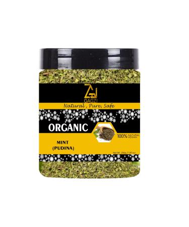 GAGZI All Natural Organic Spices Mint (Pudhina) 200 Gram (Packing May Be Vary) Pack Of 1 200 Gram 7.05 oz