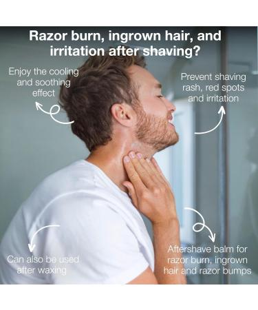 After Shave Balm with Tea Tree Oil for Men 200ml - Soothes Irritation, Eliminates Razor Burn, Reduces Ingrown Hairs - Moisturizing After Shaving - Pack of 1 - Buy Online on GoSupps.com