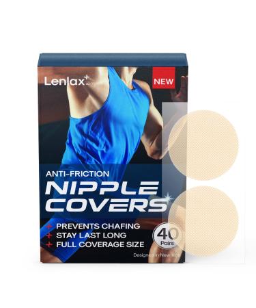Running Nipple Covers Chafing Prevention - Long-Distance Marathon Running - Men's Protective Sports Patches, Shields - Large Size, Breathable, Sweatpr
