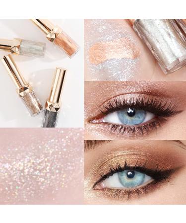 Glitter Liquid Eyeshadow - Waterproof Long-Lasting Diamond Glitter Eyeliner for Cosplay & Party Makeup (Glossy Black) - Buy Online on GoSupps.com