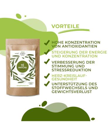 Premium Japanese Matcha Tea Powder - 100% Natural Antioxidant & Detox - 200g Pack - Buy Online on GoSupps.com