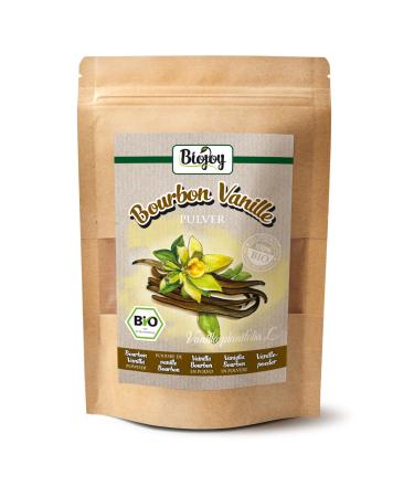 Biojoy Organic Bourbon Vanilla Powder (50g) Ground Madagascar Vanilla Bean (Vanilla planifolia L.)
