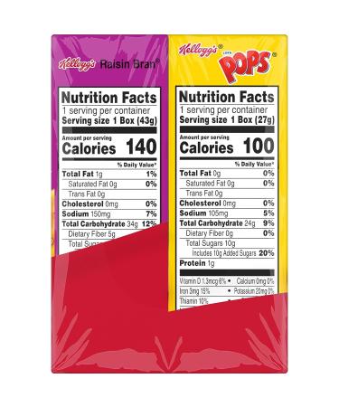 Kellogg's Single Serve Cereal Variety Pack 10.94oz Tray (10 Boxes) - Convenient Breakfast Option - Buy Online on GoSupps.com