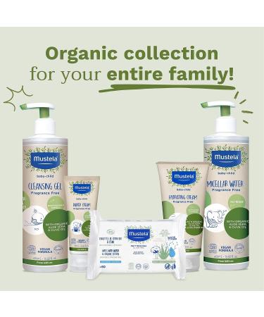 Mustela Baby Natural Diaper Cream with Olive Oil, Aloe Vera & Sunflower Oil - 2.53 fl. oz - Buy Online on GoSupps.com