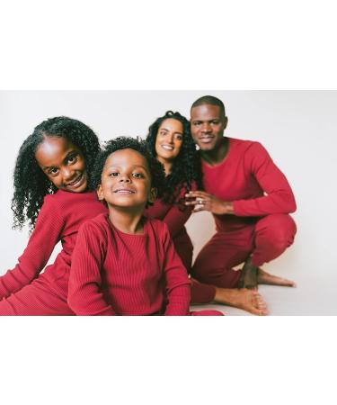 DreamBuy Ribbed Pyjama in 20 Colors | Unisex Tracksuit/Loungewear for Boys and Girls | Baby, Women, Men XS Claret Red - Buy Online on GoSupps.com