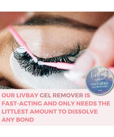 LivBay Gel Remover - Professional Eyelash Extensions Dissolver | Fast-Acting Formula | Essential Lash Supplies - Buy Online on GoSupps.com