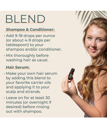 Plant Therapy Hair Therapy Set - Strengthen, Repair & Grow Shiny Healthy Hair - 1oz Serum & 10mL Essential Oil - Buy Online on GoSupps.com