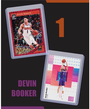 Devin Booker Basketball Cards Assorted Bundle - 5 Phoenix Suns Trading Cards - Buy Online on GoSupps.com
