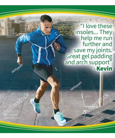 Dr. Scholl's Running Insoles for Men 10.5-14 | Shock Reduction & Injury Prevention - Buy Online on GoSupps.com