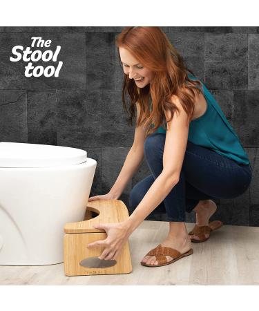 Modern Foldable Bamboo Toilet Stool for Adults & Kids | Non-Slip Squatting Stool | Eco-Friendly & Recyclable Packaging - Buy Online on GoSupps.com