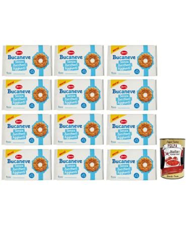 Italian Gourmet E.R. Doria Bucaneve Senza Zuccheri Addinti Biscuits No Added Sugar Fresh Milk Shortcrust Pastry Pack of 263 g Each Pack Contains 6 Individual Portions + Italian Gourmet Pulpa di