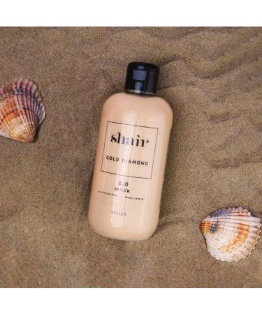  Magi Professional Shair Gold Diamond Mask: Balm UVB Filter Sun Protection Ideal for Frequent Washes SLS Free Suitable for Children 250ml - Buy Online on GoSupps.com