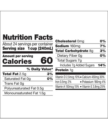 Silk Pure Almond Milk Original, 32 Fl Oz - Pack of 6 | Dairy-Free & Nutritious - Buy Online on GoSupps.com