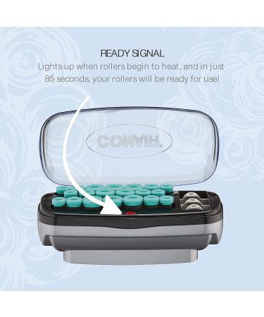 Conair Xtreme Instant Heat Ceramic Hot Rollers with 20 Heated Clips - Multi-Size Set - Buy Online on GoSupps.com