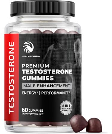 Morning Fat Burn Gummies & Testosterone Booster Suppplement | Test Booster Fat Burner & Metabolism Support with Green Tea & Raspberry Ketones | Appetite Suppressant & Energy Support | 1 Month Supply - Buy Online on GoSupps.com