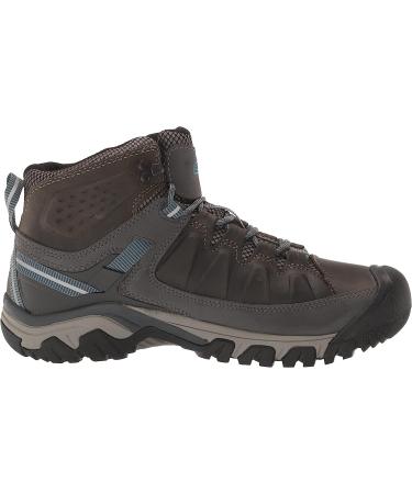 KEEN Women's Targhee 3 Mid Height Waterproof Hiking Boots 9 - Magnet/Atlantic Blue - Buy Online on GoSupps.com