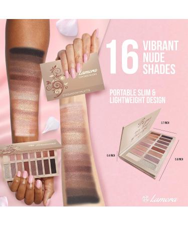 Eyeshadow Palette Eye Makeup - Nude 16 Colors Shimmer Matte Ultra Pigmented Eye Shadow - Buy Online on GoSupps.com