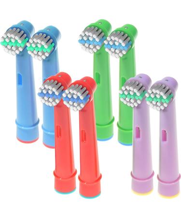 8-Pack Kids Colorful Replacement Toothbrush Heads for Oral B Braun Electric Toothbrush | Soft Bristles, Small Heads | Compatible with Oralb Pro 1000, Triumph, Clean io, Cross+ | Dental Care Accessories - Buy Online on GoSupps.com