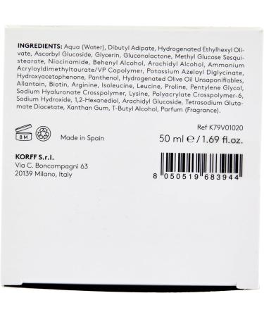 Korff Supreme Pro Matte Restructuring and Anti-Wrinkle Face Cream with Hyaluronic Acid for All Leather Types Pack of 50 ml - Buy Online on GoSupps.com