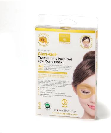 Earth Therapeutics ClariGel Eye Zone Mask - Gold - 3 Pack | Hydrating Gel Eye Pads - Buy Online on GoSupps.com