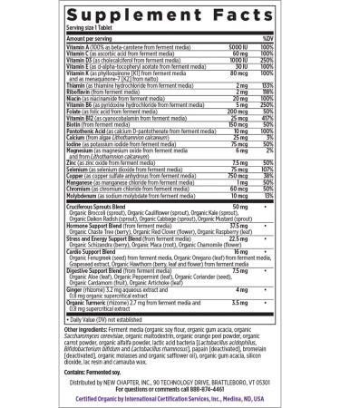 New Chapter 40+ Women's One Daily Multivitamin - 96 Vegetarian Tablets for Whole-Food Nutrition - Buy Online on GoSupps.com