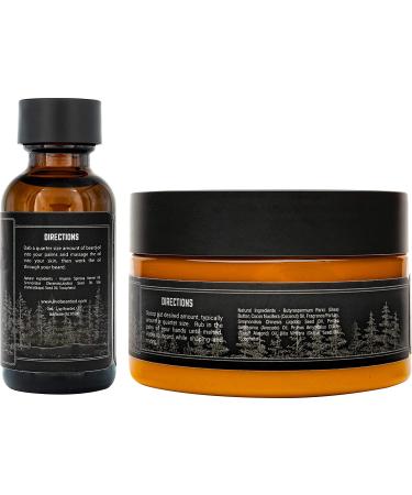 Live Bearded Canyon Beard Oil & Butter Grooming Kit - Natural Ingredients for Beard Growth - Made in USA - Buy Online on GoSupps.com