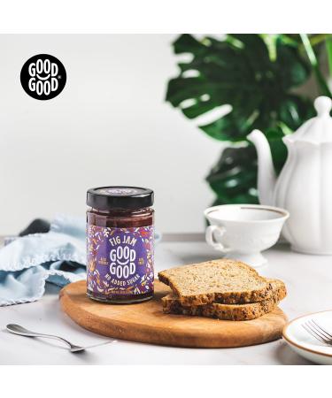 GOOD GOOD Sweet Fig Jam - Keto Friendly - Low Calorie without Added Sugars - Vegan - Gluten Free - Preserves - Buy Online on GoSupps.com