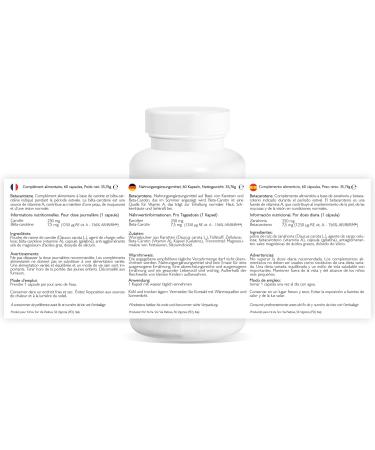 Buy BETACAROTENE BRONZE PLUS - 2 Month Treatment 60 Capsules for Long-lasting Tan | International Shipping - Buy Online on GoSupps.com