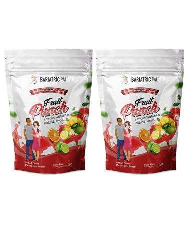 BariatricPal Iron-Free Multivitamin Soft Chew - Fruit Punch (120 Count)