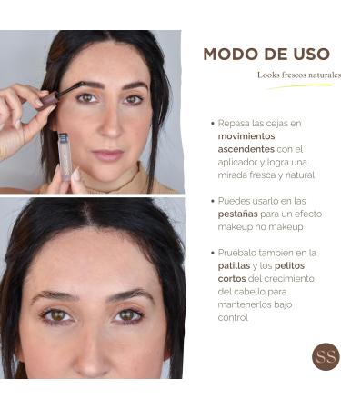  SS Double S Beauty Double S Beauty The Clear Brow Clear Brow Setting Gel Soft Hold for Perfect Brows - Buy Online on GoSupps.com