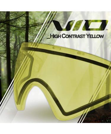 Virtue VIO Paintball Mask Thermal Replacement Lens - High Contrast Yellow for Ultimate Visibility | International Shipping Available - Buy Online on GoSupps.com