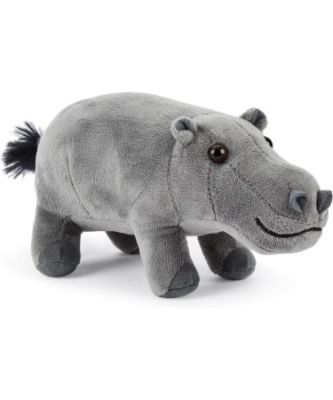 Zappi Co 100% Recycled Plush Hippo Toy - 23cm Stuffed Soft Cuddly Eco Friendly Animal for Newborns - Buy Online on GoSupps.com