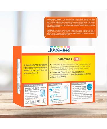 JUVAMINE - Vitamin C 500-30 Effervescent Tablets - Buy Online on GoSupps.com