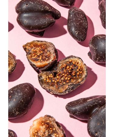 KoRo Figs in Dark Chocolate 500g - Vegan Snack | Chocolate-Covered Fruits - International Shipping - Buy Online on GoSupps.com