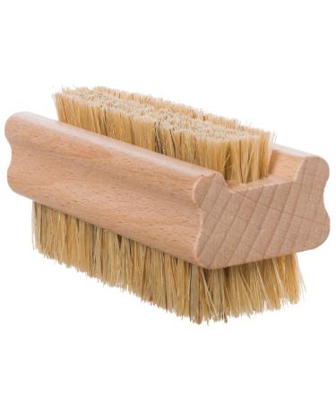 Redecker Natural Pig Bristle Nail Brush with Untreated Beechwood Handle, 3-3/4-Inches 1