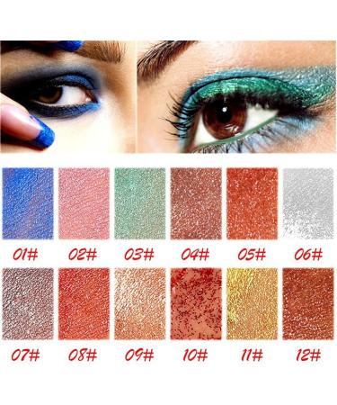 Glitter Liquid Eyeshadow Sparkling Diamond Pearly Shimmery Eye Liner Liquid Eye Shadow Water Proof Lasting High Gloss Metallic Eye Makeup 5.5 ml (G One Size) 5.5 ml (Pack of 1) G - Buy Online on GoSupps.com