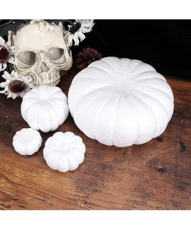 COHEALI 1 Set 2pcs Pumpkin Thanksgiving Polystyrene Halloween Mold Crafts Mini Child White 20X20X10CM - Buy Online on GoSupps.com