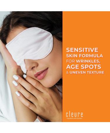 Cleure Hyaluronic Acid & Shea Butter Anti-Aging Night Cream for Sensitive Skin Gluten Salicylate Paraben & Fragrance Free (2 oz Pack of 2) Night Cream (Pack of 2) - Buy Online on GoSupps.com