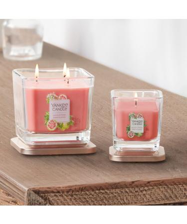 Yankee Candle Glass Wax Jasmine & Pomelo Candle - Square Vessel D cor - Buy Online on GoSupps.com
