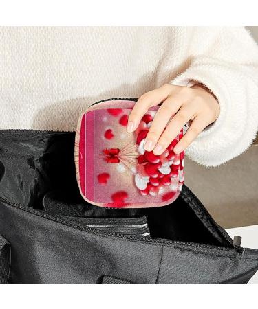 Period Bag - Sanitary Napkin Storage & Travel Makeup Pouch for Valentines Day - Color3978 - Buy Online on GoSupps.com